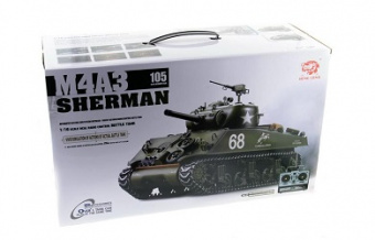 Радиоуправляемый танк Heng Long 1:16 Sherman M4A3 PRO 2.4GHz
