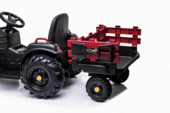 Детский электромобиль Bettyma трактор с прицепом 2WD 12V Красный