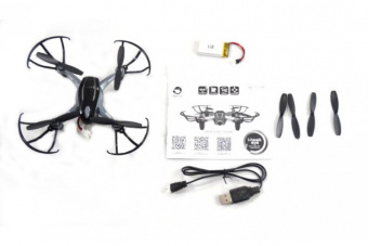 Радиоуправляемый квадрокоптер Happy Cow с камерой WIFI FPV, черный