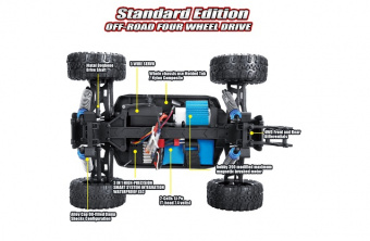 Радиоуправляемый багги 1:16 Remo Hobby DINGO Brushed 4WD 2.4Ghz RTR