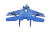 Радиоуправляемый истребитель Миг-320 2.4G Синий