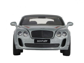Машина ''АВТОПАНОРАМА'' Bentley Continental Supersports ISR, серебряный, 1/32, в/к 17,5*13,5*9 см