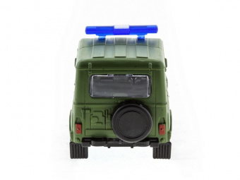 Машина ''АВТОПАНОРАМА'' инерц. УАЗ (армия) 1/50, в/к 12*7*5,5 см