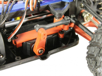 Радиоуправляемая трагги Remo Hobby S EVO-R Brushless UPGRADE V2.0 (синяя) 4WD 2.4G 1/16 RTR
