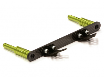 Стойки крепления корпуса передние (зел) 1/10 Traxxas Slash 2WD