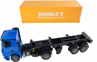 Радиоуправляемый контейнеровоз Double E Mercedes-Benz Arocs 1:20 2.4G