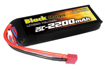 LiPo 11,1В(3S) 2200mAh 25C Soft Case Deans plug