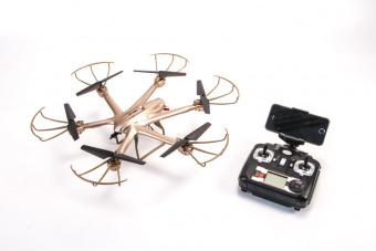 X601H-G hexacopter (золотой, с FPV камерой)