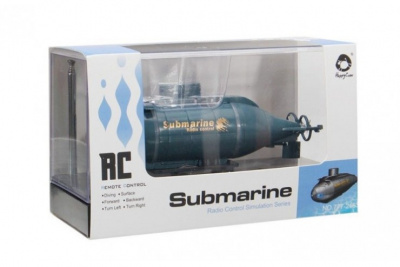 Радиоуправляемая подводная лодка Submarine mini Зеленая
