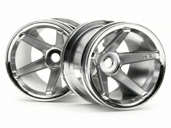 Диски трак 1/10 - SUPER STAR MT (CHROME/ REAR/DEEP OFFSET) 2шт