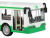 Троллейбус ''Автопанорама'', зеленый, 1/90, свет, звук, инерция, в/к 22*13,5*5,8 см