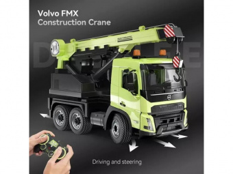 Радиоуправляемый автокран Double Eagle Volvo FMX 1/20 2.4G RTR