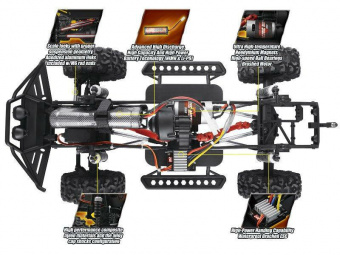 Радиоуправляемый краулер 1:10 Remo Hobby Trial Rigs Truck 4WD 2.4Ghz RTR
