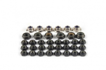 ZD Racing 8085 Гайка M3 24pcs, M3 6pcs, M4 6pcs