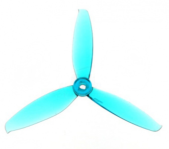 Пропеллер Gemfan WinDancer 5043 3-х лопастной (Clear Blue) 2 пары
