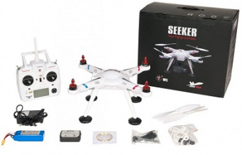 Радиоуправляемый квадрокоптер WLToys V303 Seeker RTF GPS FPV 2.4G