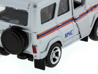 Машина ''АВТОПАНОРАМА'' инерц. УАЗ-469 (МЧС) 1/50, в/к 12*7*5,5 см