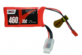 Литиевый аккумулятор Onbo 460mAh 3S 11.1V (35C) JST