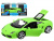 Машина ''АВТОПАНОРАМА'' Lamborghini Gallardo LP560-4, зеленый, 1/24, свет, звук, в/к 24,5*12,5*10,5см