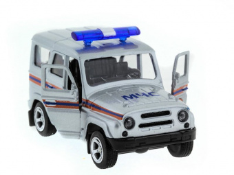 Машина ''АВТОПАНОРАМА'' инерц. УАЗ-469 (МЧС) 1/50, в/к 12*7*5,5 см