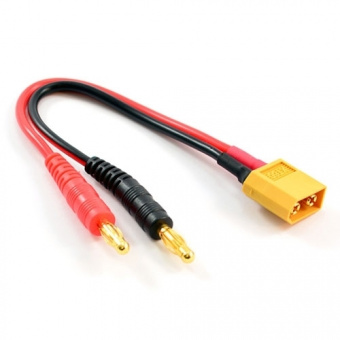 Кабель для зарядного устройства XT60 (15cm 12AWG)