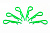 Клипсы крепления кузова 1/8 флуоресцентный зеленый (6шт)
