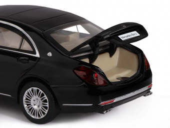 Машина ''АВТОПАНОРАМА'' Mercedes-Benz S600, черный, 1/32, свет, звук, инерция, в/к 17,5*13,5*9 см