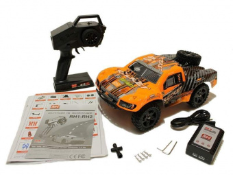 Радиоуправляемый шорт-корс Remo Hobby Rocket UPGRADE (красный) 4WD 2.4G 1/16 RTR
