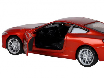 Машина АВТОПАНОРАМА BMW M850i Coupé, 1/35, красный, откр. двери, свет, звук, в/к 18*9*13,5 см