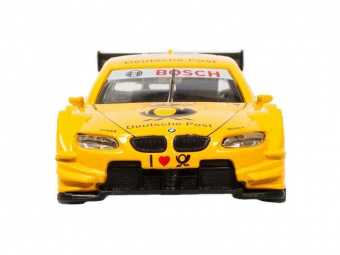 Машина АВТОПАНОРАМА BMW M3 DTM, желтый, 1/42, инерция, в/к 17,5*12,5*6,5 см