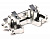 Булхед передний (серебро) для Traxxas 1/10 Stampede 2WD (электро) и Slash 2WD