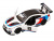 Машина АВТОПАНОРАМА BMW M6, 1/44, белый, инерция, откр. двери, в/к 17,5*12,5*6,5 см