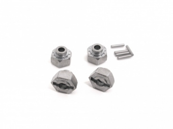 Колесный адаптер HEX 12мм (SILVER) 4шт