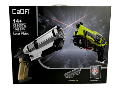 Конструктор CaDA лазерные пистолеты (1408 деталей)