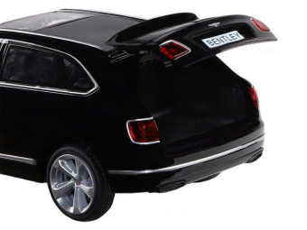 Машина ''АВТОПАНОРАМА'' Bentley Bentayga, черный, 1/34, свет, звук, инерция, в/к 17,5*13,5*9 см
