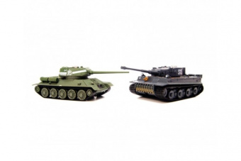 Танковый бой Soviet Т34/85 и Tiger на р/у