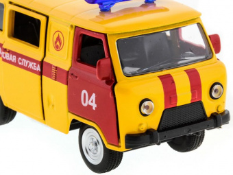 Машина ''АВТОПАНОРАМА'' инерц. УАЗ (аварийная) 1/50, в/к 12*7*5,5 см