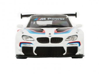Машина АВТОПАНОРАМА BMW M6, 1/44, белый, инерция, откр. двери, в/к 17,5*12,5*6,5 см