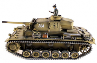 Радиоуправляемый танк Taigen 1:16 Panzerkampfwagen III HC 2.4 Ghz (пневмо)