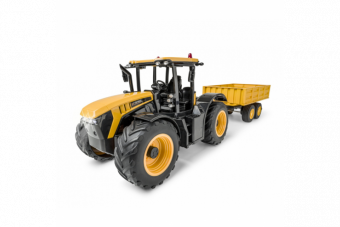 Радиоуправляемый фермерский трактор JCB с прицепом 2.4G масштаб 1:16