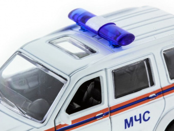 Машина ''АВТОПАНОРАМА'' инерц. УАЗ Патриот (МЧС) 1/50, в/к 12*7*5,5 см