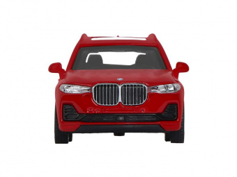 Машина АВТОПАНОРАМА BMW X7, 1/44, красный металлик, откр. двери, в/к 17,5*12,5*6,5 см