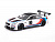 Машина ''АВТОПАНОРАМА'' BMW M6 GT3, белый, 1/24, свет, звук, в/к 24,5*12,5*10,5 см