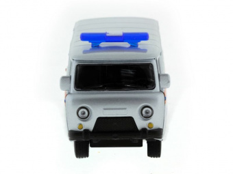 Машина ''АВТОПАНОРАМА'' инерц. УАЗ-452 (МЧС) 1/50, в/к 12*7*5,5 см