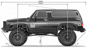 Радиоуправляемая трофи Gmade 1/10 GS02F BUFFALO TS RTR