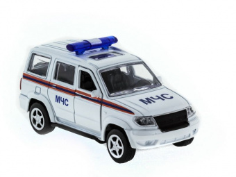 Машина ''АВТОПАНОРАМА'' инерц. УАЗ Патриот (МЧС) 1/50, в/к 12*7*5,5 см