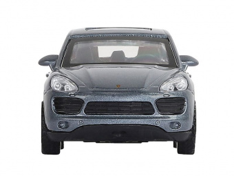 Машина ''АВТОПАНОРАМА'' Porsche Cayenne S, серый перламутр, 1/43, инерция, в/к 17,5*12,5*6,5 см