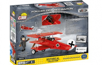Конструктор самолет Fokker Dr.1 Red Baron