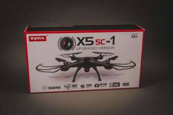 Радиоуправляемый квадрокоптер SYMA X5SW 2.4 Ghz + видеокамера (Wi-Fi) RTF