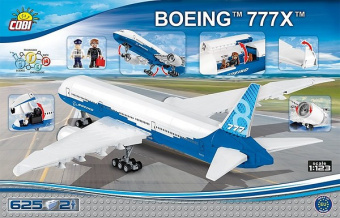 Конструктор COBI Самолет BOEING 777X / 625 Дет / 26602
